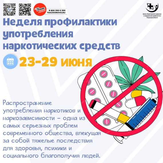 Профилактика употребления наркотических средств.