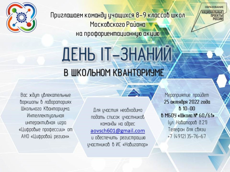 Профориентационная акция «День IT».